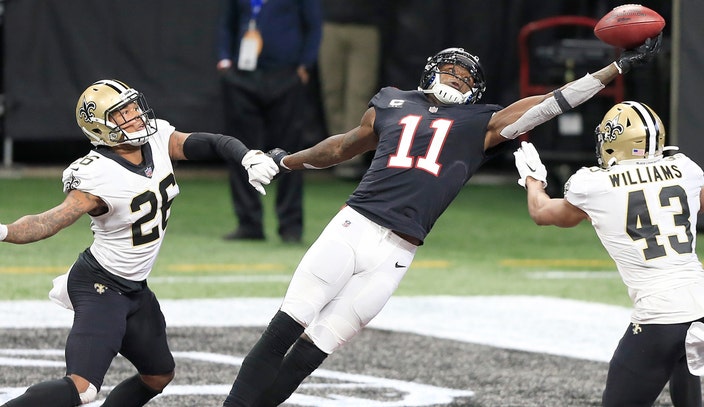 Julio Jones and Taylor Lewan