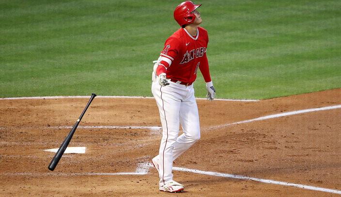 Dual-threat star Ohtani pitches 100mph then hits 450ft HR in same