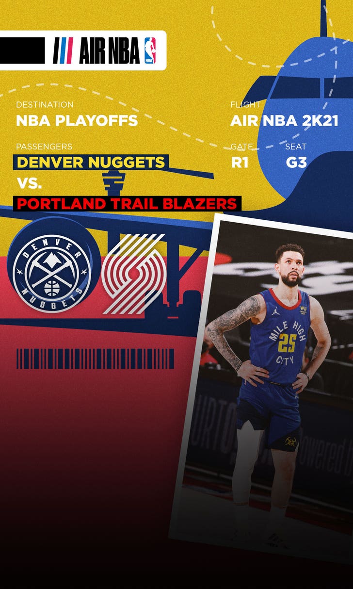 Austin Rivers, Nikola Jokić shoot Nuggets past Blazers in Game 3