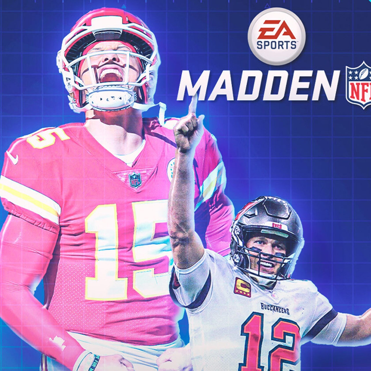 Buccaneers' Tom Brady, Chiefs' Patrick Mahomes share 'Madden NFL 22' cover  