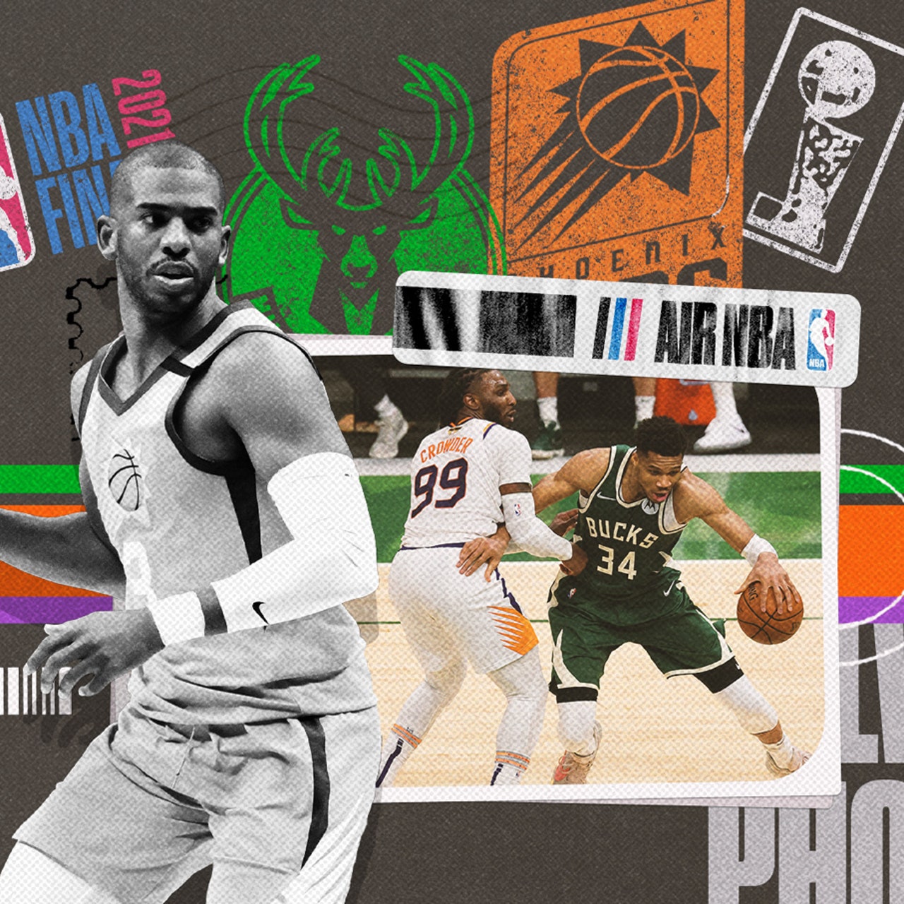 Deandre Ayton - Phoenix Suns - Game-Worn Association Edition Jersey - 1st  Half - 2021 NBA Finals Game 3