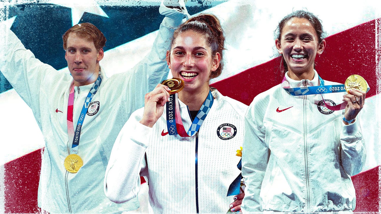 Team USA surges up Olympics medal chart with banner Sunday