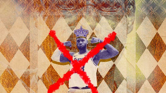 LeBron James reacts after poll on NBA's best player gives him little love