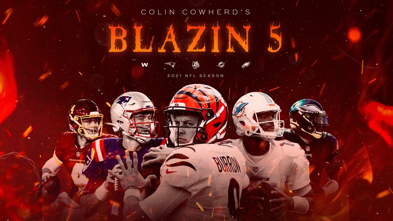 Colin Cowherd's Blazin' 5 Week 3 picks, including Patriots and Eagles
