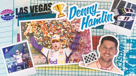 Denny Hamlin's big win, Kyle Larson's costly error define Las Vegas