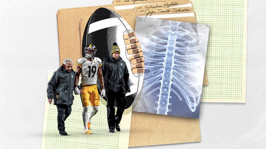 JuJu Smith-Schuster, Rob Gronkowski among skill players playing through rib injuries