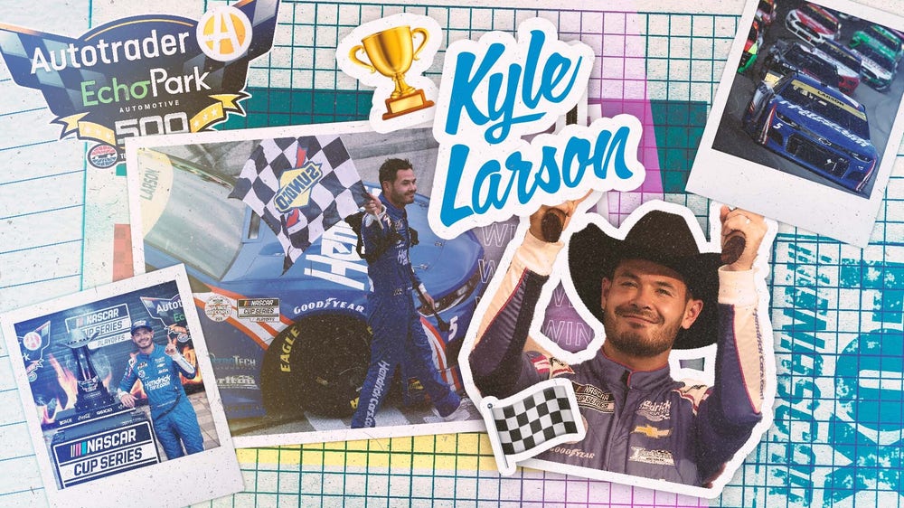 Kyle Larson wins again at Texas, clinches spot in the Championship 4