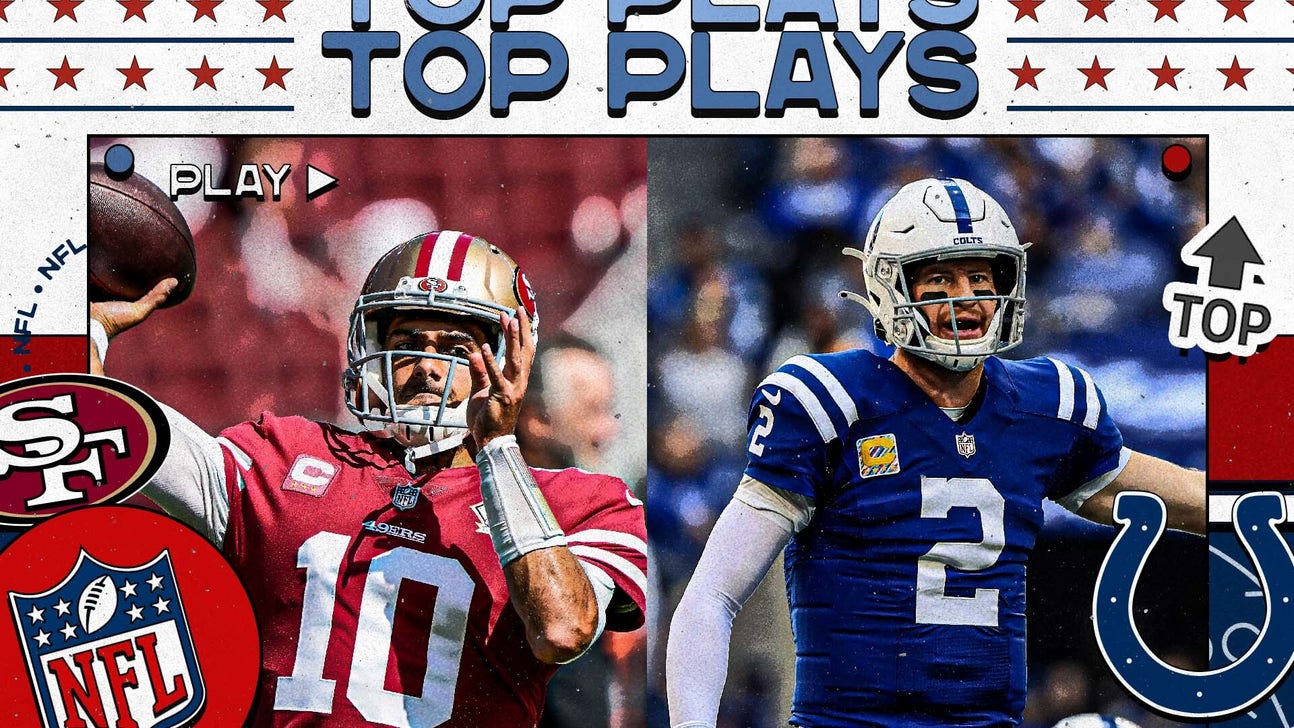 NFL Week 7 top plays: Colts-49ers, Cardinals-Texans, Bears-Buccaneers, more