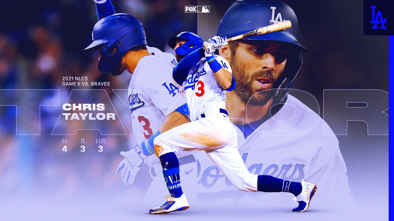 Chris Taylor, Dodgers rise to the occasion, blast Braves in Game 5 to stay alive