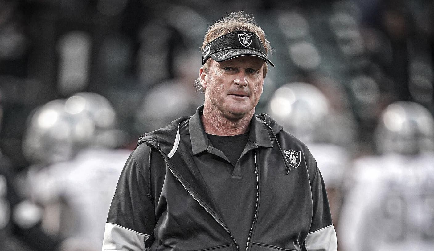 Raiders coach Jon Gruden out after emails he sent years ago contain racist,  homophobic and misogynistic comments 