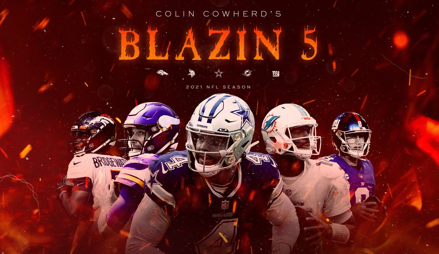 THE HERD  Colin Cowherd unveils his Week 2 Blazin' 5 picks: Commanders,  Patriots, Bucs??? 