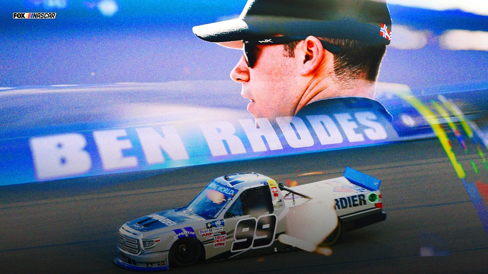 Ben Rhodes passes Zane Smith late, wins Truck Series title