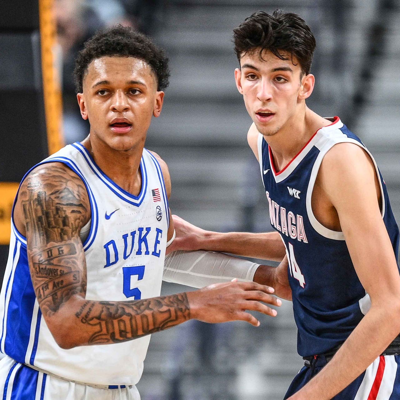 banchero no 5 duke hands holmgren no 1 gonzaga first loss of the season fox sports