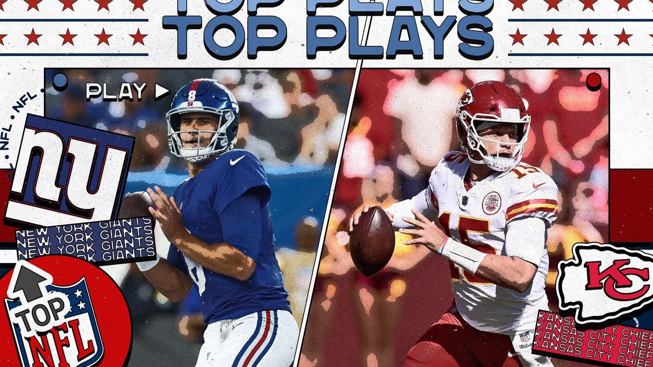 Monday Night Football top plays: Mahomes, Chiefs narrowly escape Giants