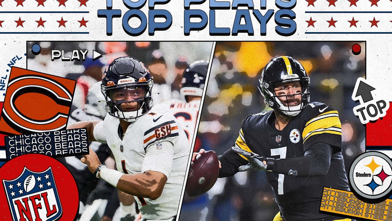 Monday Night Football top plays: Steelers narrowly escape Bears in Pittsburgh