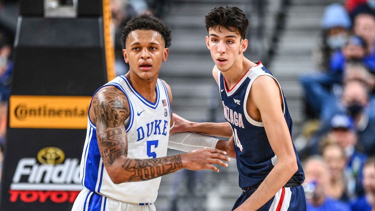 Banchero, No. 5 Duke hands Holmgren, No. 1 Gonzaga first loss of the season
