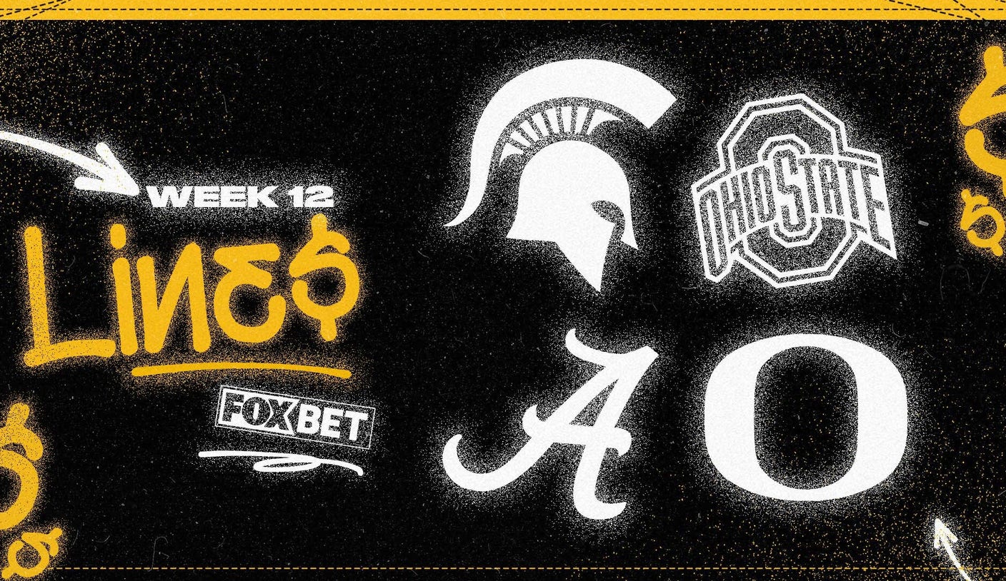 College football odds Week 12: Results, closing lines for every top 25 game