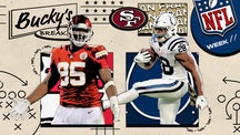 NEXT Trending Image: Bucky's Breakdown: Chiefs, Colts, 49ers get their swagger back while Cowboys, Titans, Bills look vulnerable