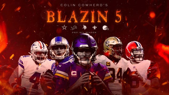 Colin Cowherd's Blazin' 5 NFL picks for Week 10, including Cowboys, Lions, Vikings