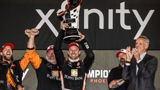 Daniel Hemric trades paint with Austin Cindric on way to narrow Xfinity Championship win