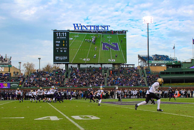 Historic Wrigley Field prepares for NU-Purdue football game