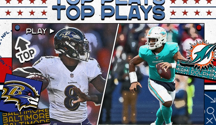 Thursday Night Football top plays: Dolphins stifle Lamar Jackson, Ravens in  Miami