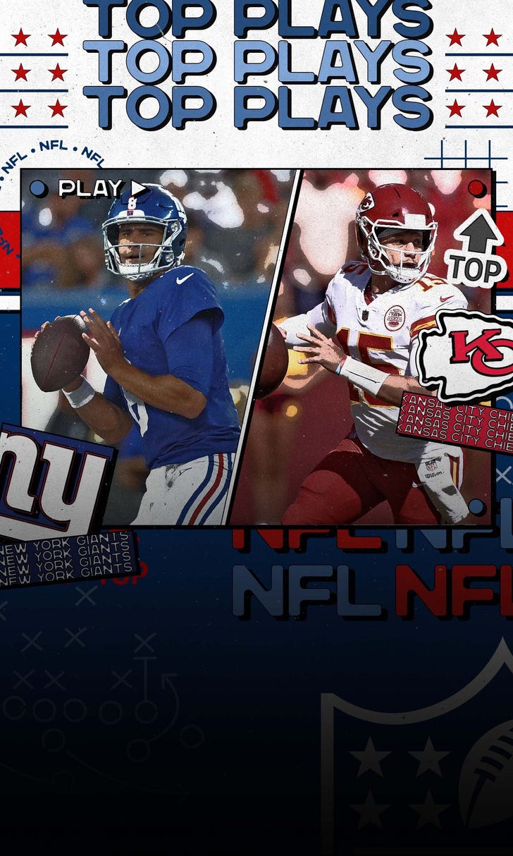 Monday Night Football top plays: Mahomes, Chiefs narrowly escape Giants