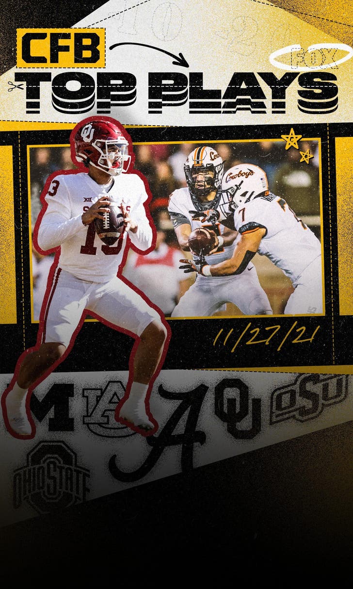 College football Week 13 top plays: Alabama outlasts Auburn, Michigan tops Ohio State, Oklahoma State tops OU