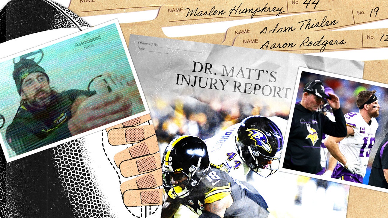 NFL Week 14 injury report: What to know about Aaron Rodgers, Adam Thielen, Marlon Humphrey, more