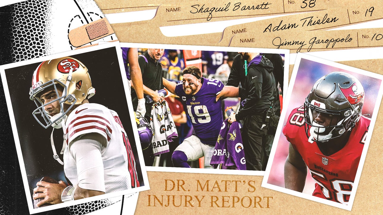 NFL Week 17 injury report: What to expect from Jimmy Garoppolo, Shaq Barrett, more
