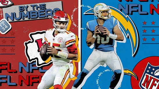 By The Numbers: Chiefs face Chargers on Thursday Night Football