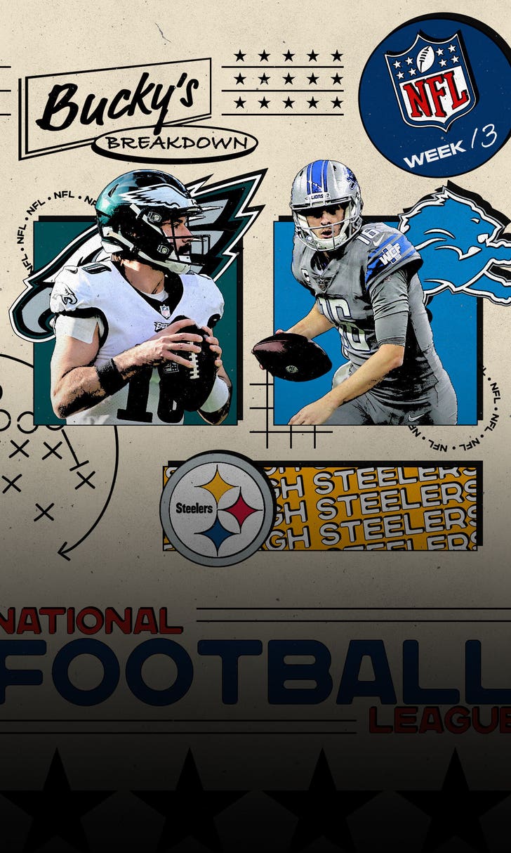 Bucky's Breakdown: Cards, Bucs, Eagles win on the road, Steelers stay alive, Lions get on the board