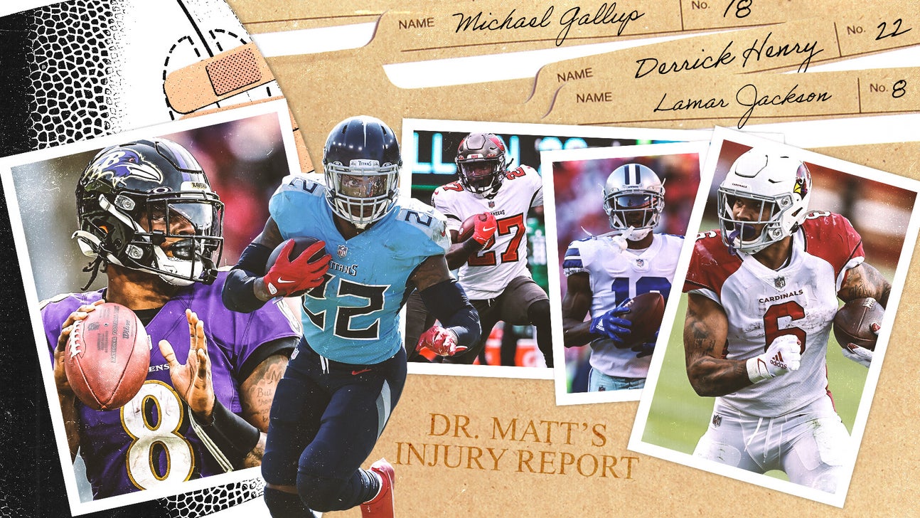 NFL Injury Report: Updates on Michael Gallup, Derrick Henry, more
