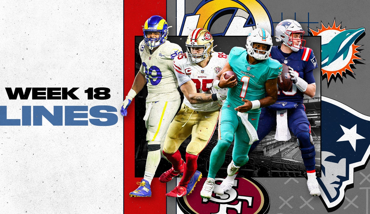 NFL Week 18 Odds Lines For Each Game