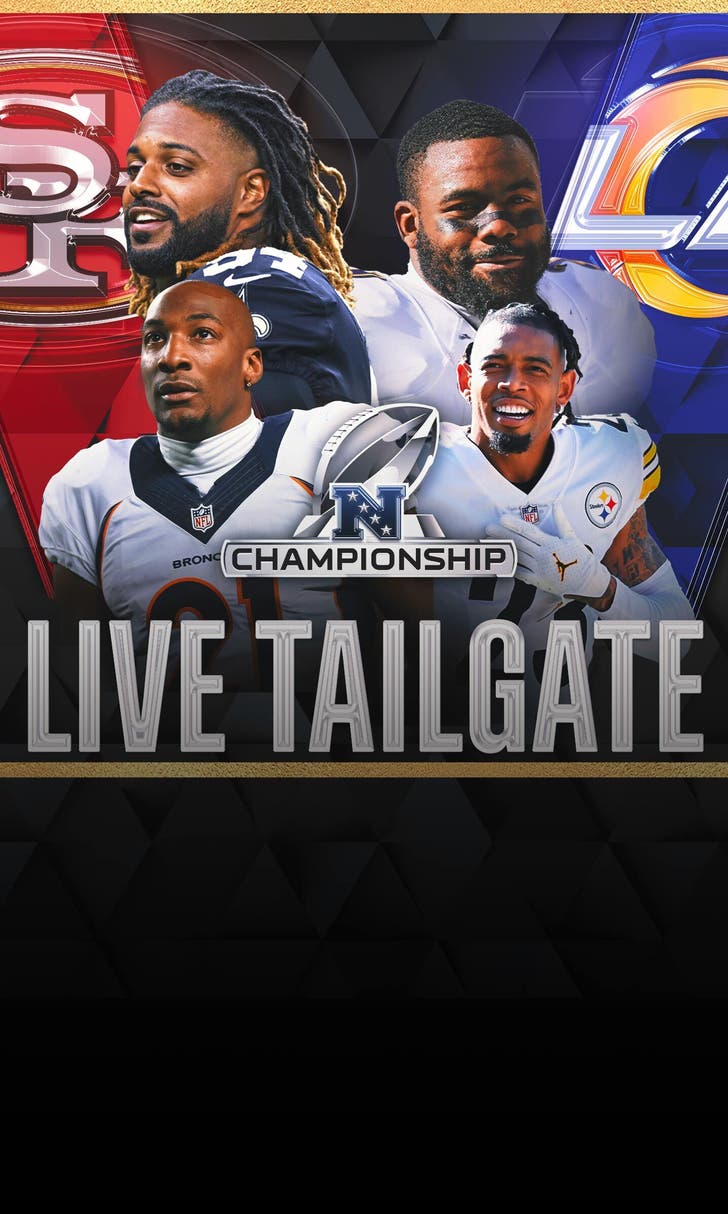 Watch NFC Championship with NFL stars in our Live Tailgate