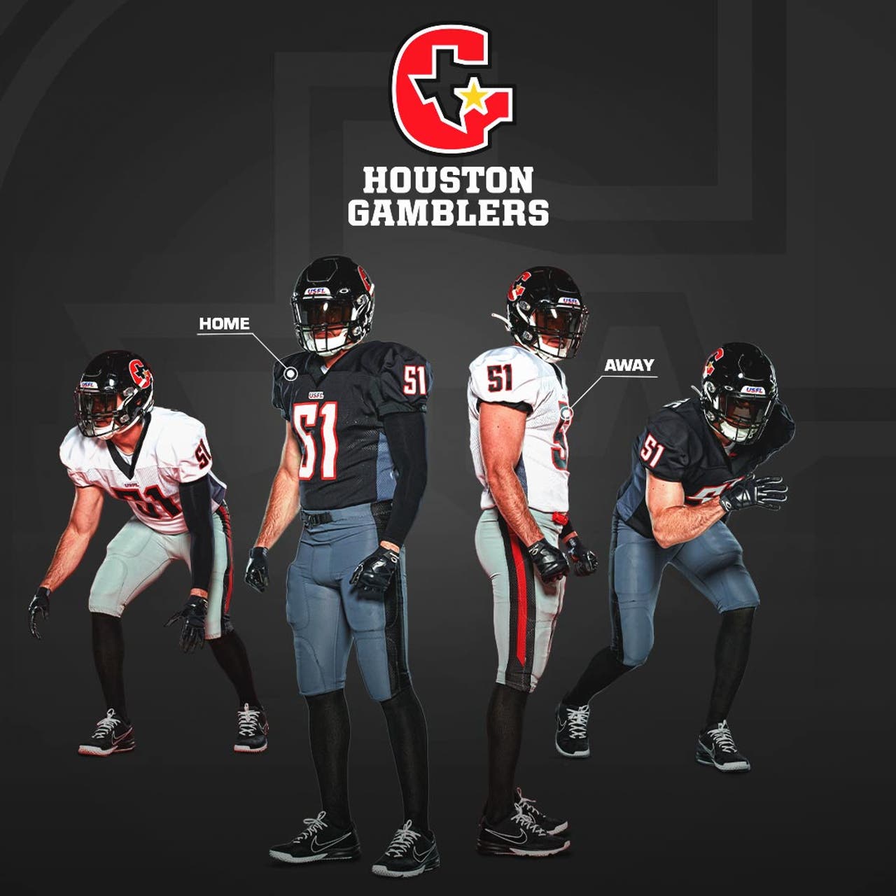 USFL Houston Gamblers Uniform Reveal: First look at jerseys, helmets