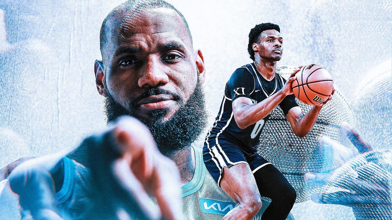 LeBron James aiming to play with sons Bronny and Bryce