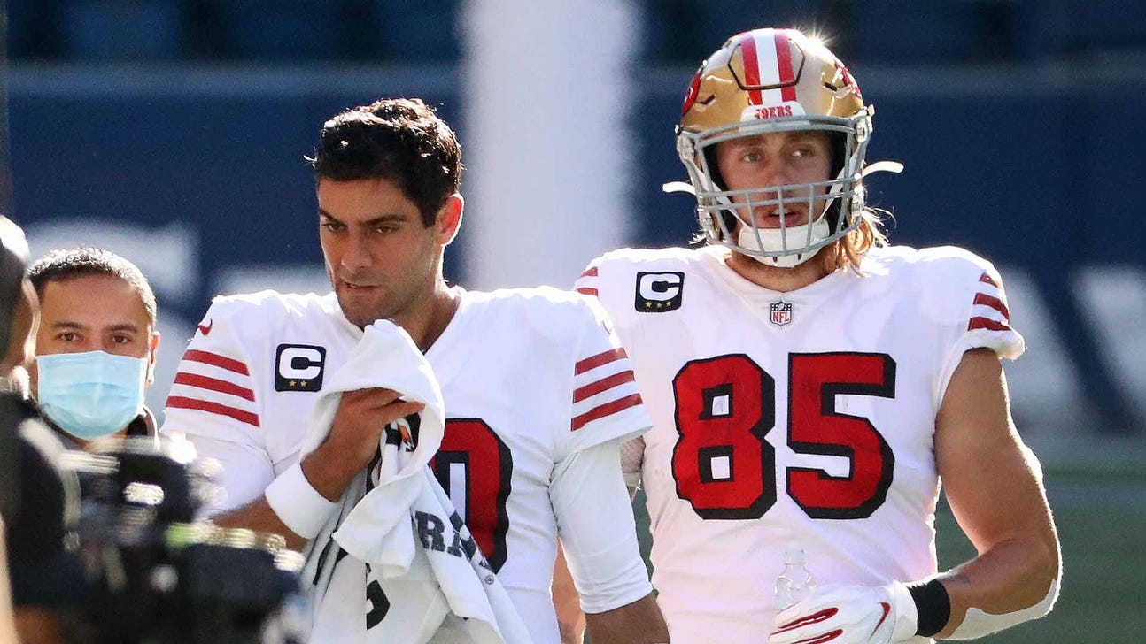 George Kittle talks Jimmy Garoppolo and 'freak athlete' Trey Lance