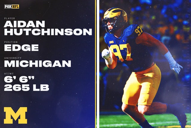 2022 NFL Draft - Michigan Wolverines' Aidan Hutchinson draft pick  predictions & odds 
