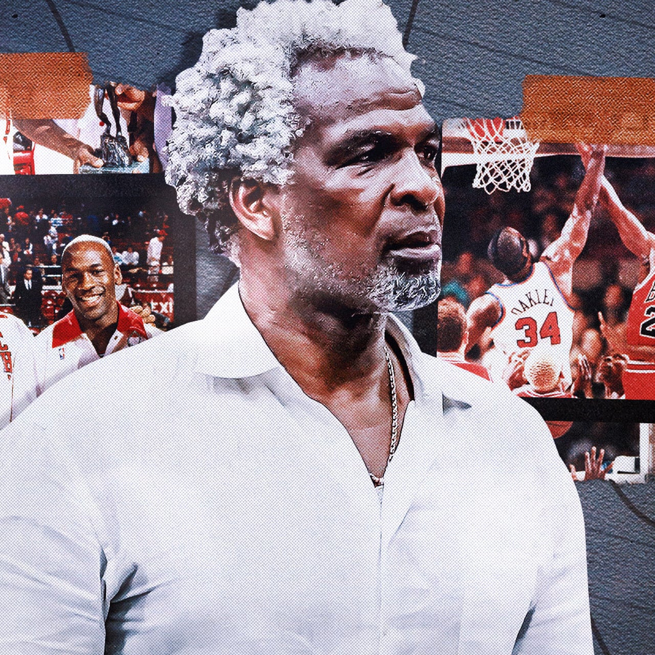 Charles Oakley with the Bulls in 1985, and again in 2001 – Sun Sentinel