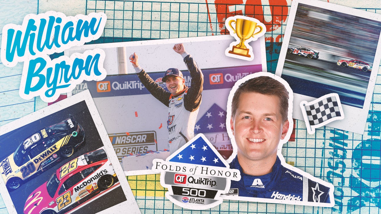 William Byron holds off Bubba Wallace at Atlanta