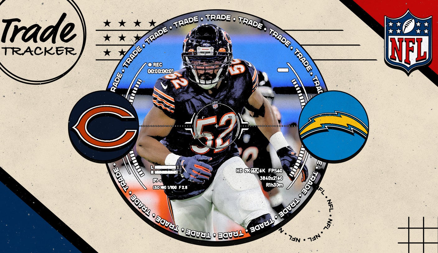 Los Angeles Chargers finalizing trade for Chicago Bears edge defender  Khalil Mack, NFL News, Rankings and Statistics