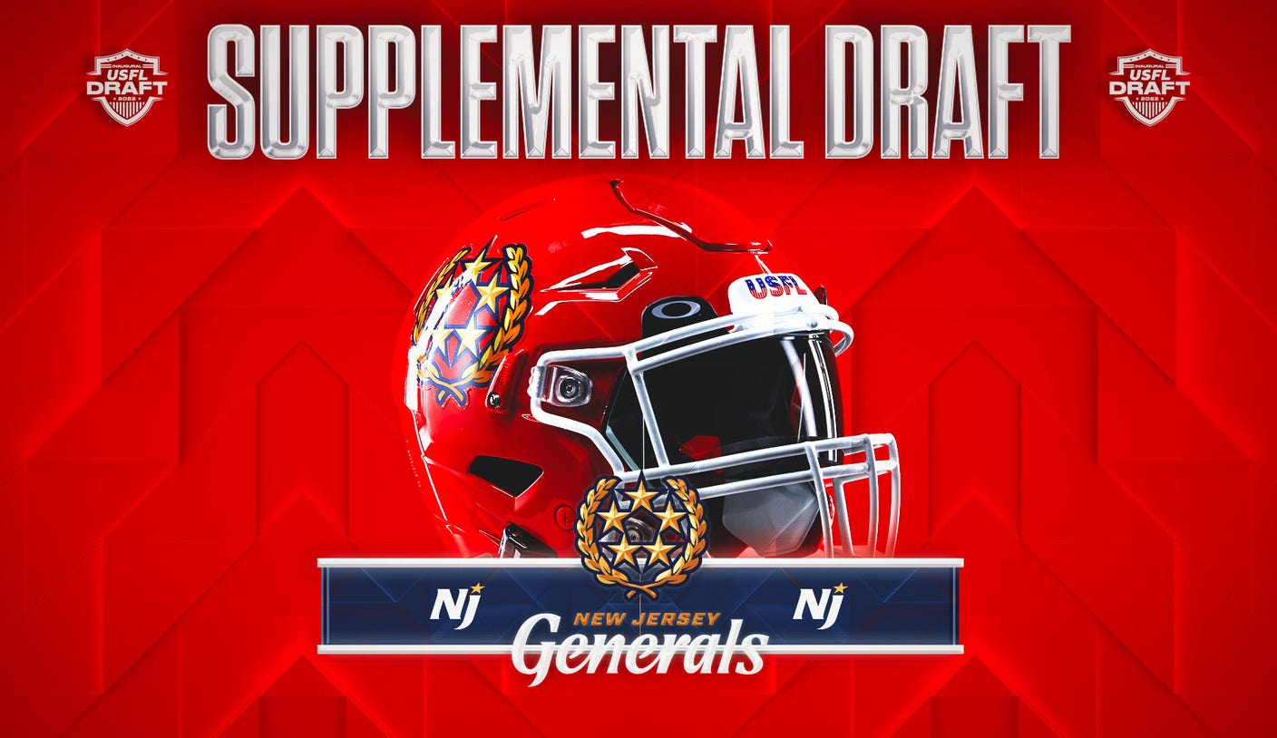 USFL Draft: New Jersey Generals' supplemental draft results