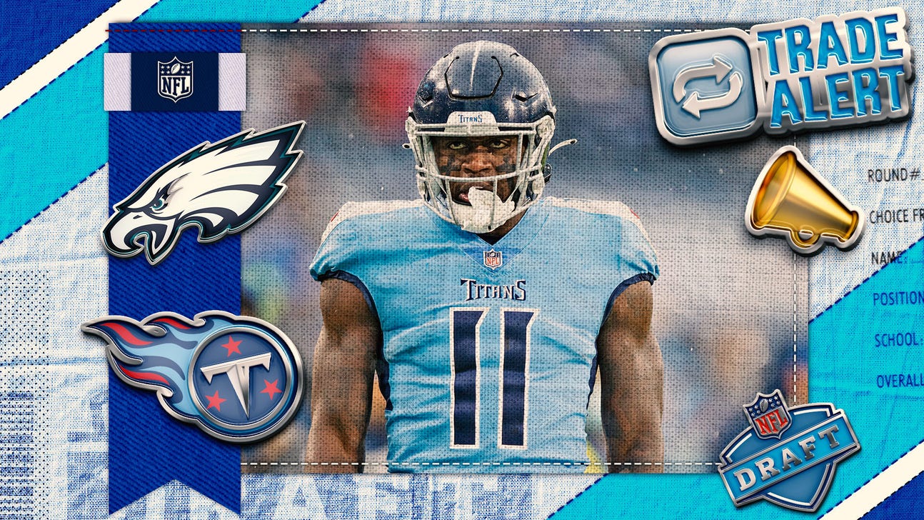 Eagles acquire A.J. Brown from Titans in draft-night deal