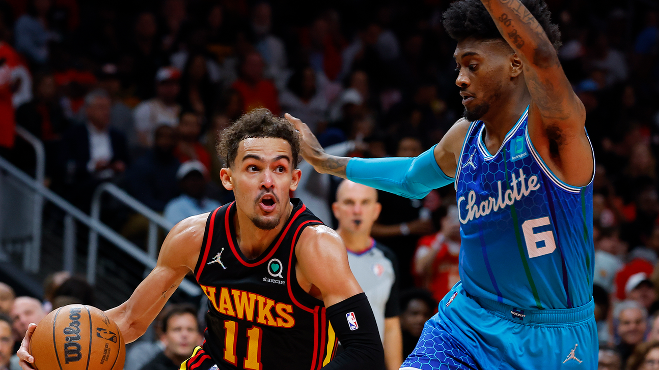 Trae Young leads Hawks past Hornets in play-in game