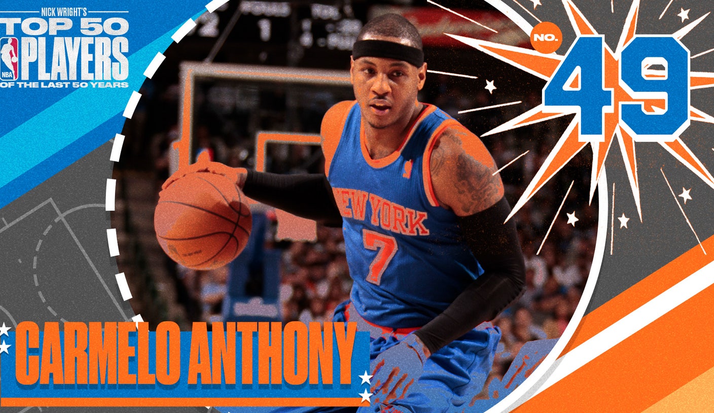 Carmelo Anthony moves into 10th place on NBA scoring list