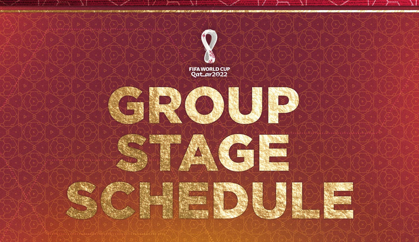 World Cup 2022 Full Group Stage schedule for Qatar FOX Sports