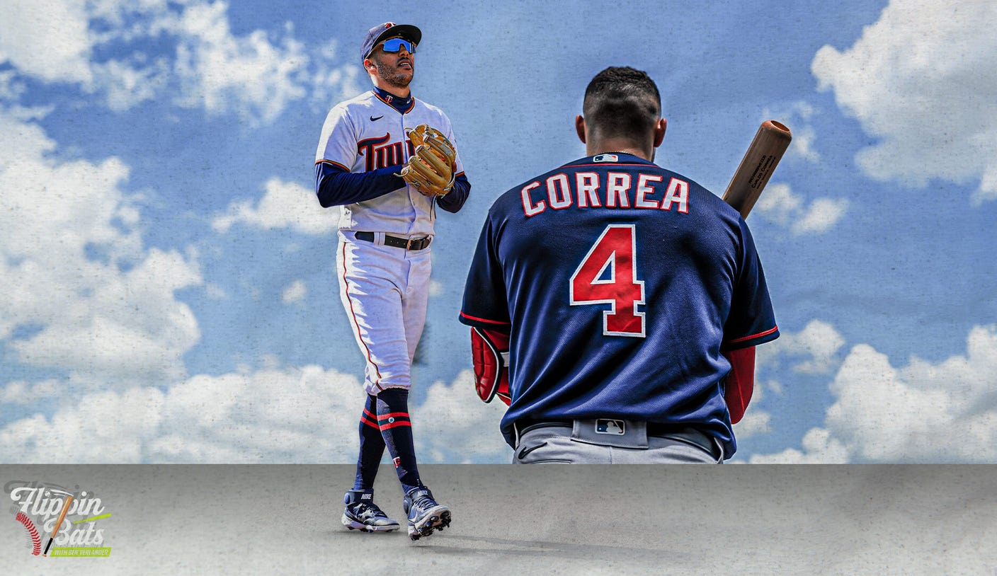 Carlos Correa 2021 World Series Game-Used Jersey