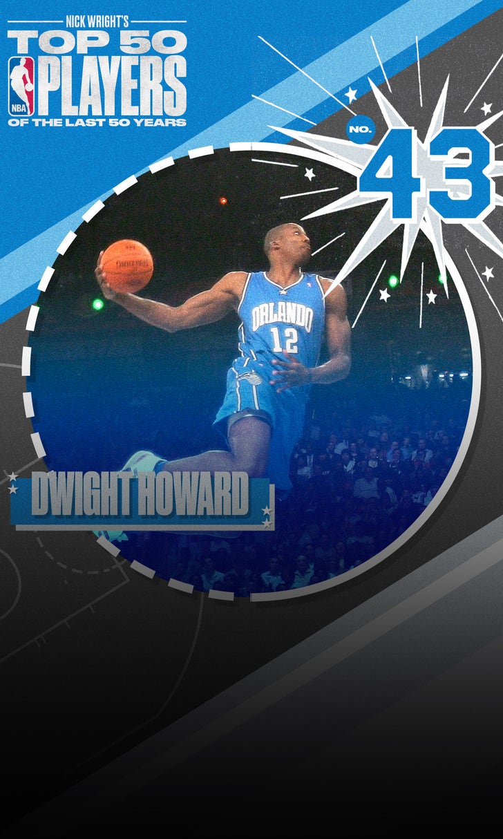 Top 50 NBA players from last 50 years: Dwight Howard ranks No. 43