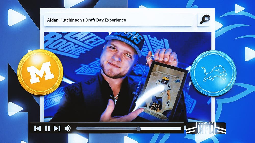 Detroit Lions' Aidan Hutchinson shares amazing draft day video